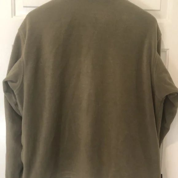 Columbia Mens Zip Up Fleece Jacket Sage color Size Large - Picture 6 of 8